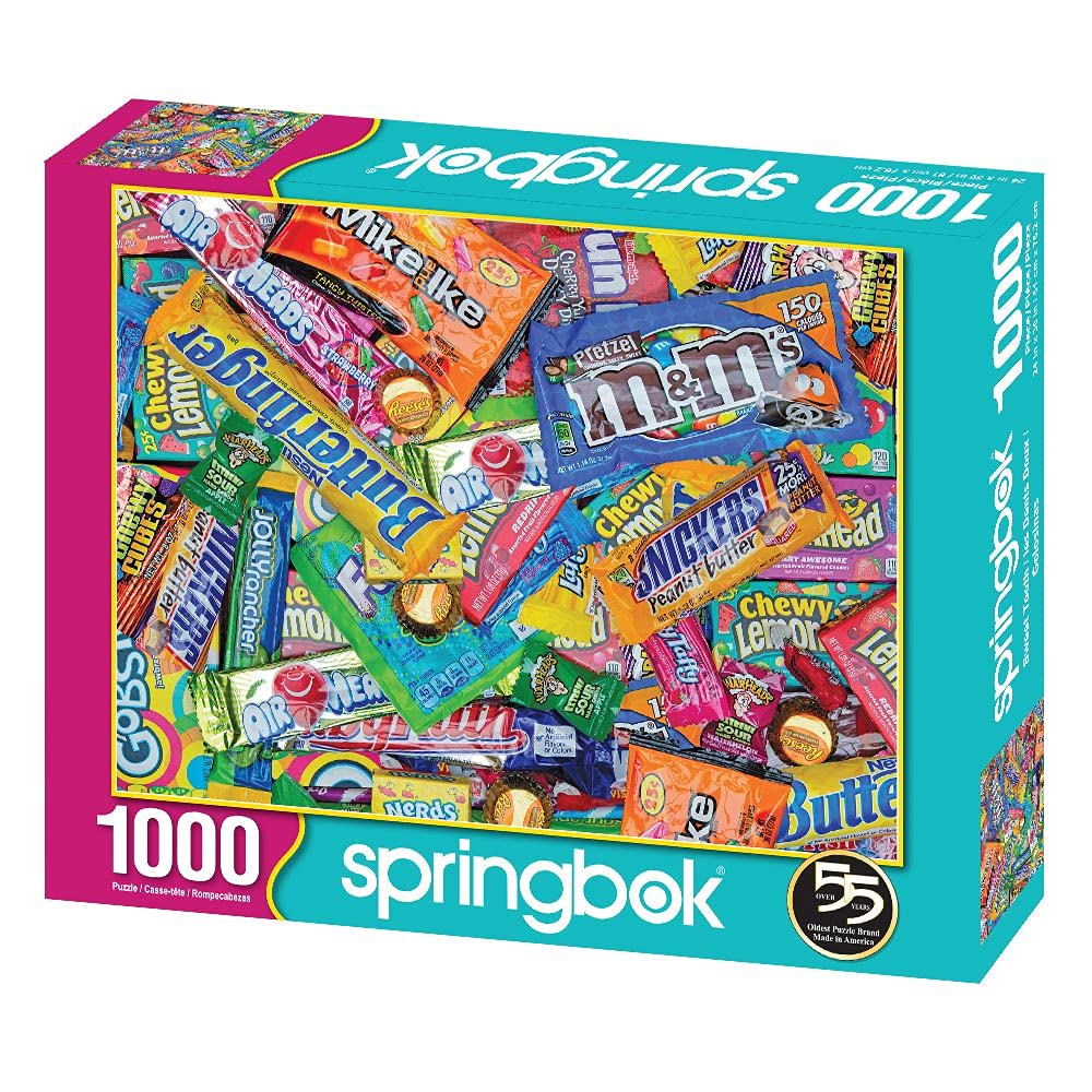 Springbok's 500 Piece Jigsaw Puzzle Sweet Tooth, Multi