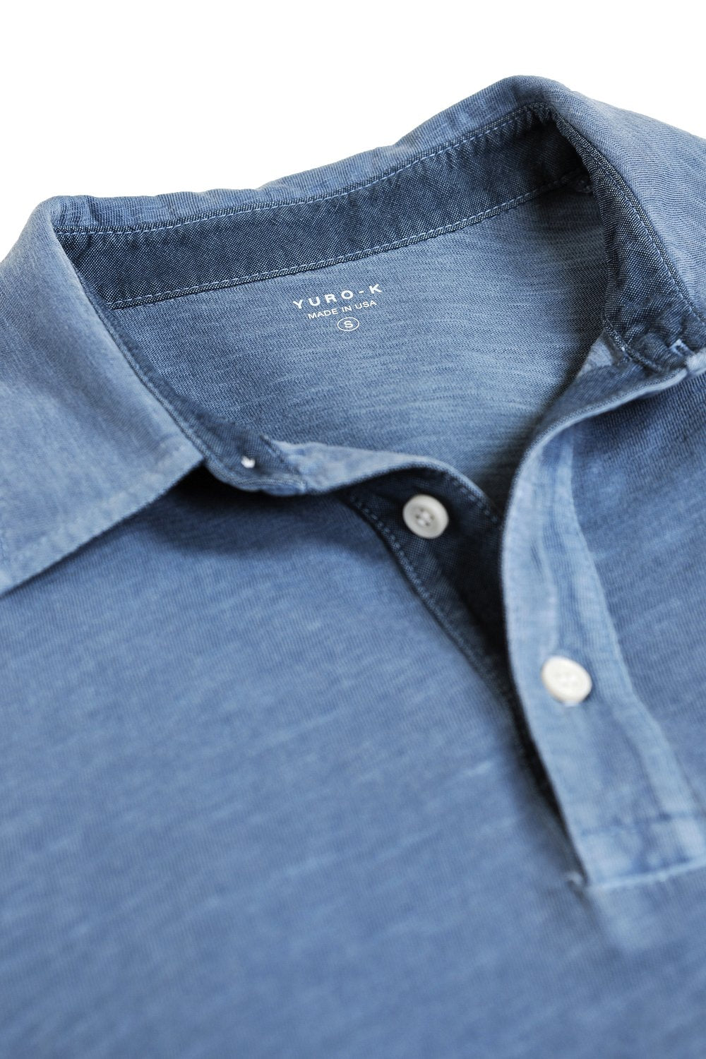 YURO-K Premium Cotton Slub Jersey Short Sleeve Men's Polo T-Shirt with Side Slit Small - XX