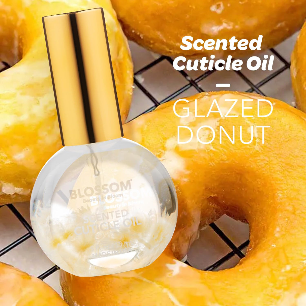 Blossom Scented Cuticle Oil, Infused with Real Flowers, Hydrating, Moisturizing, Strengthening, Made in USA, 0.5 fl. oz, Amazon Exclusive, Watermelon