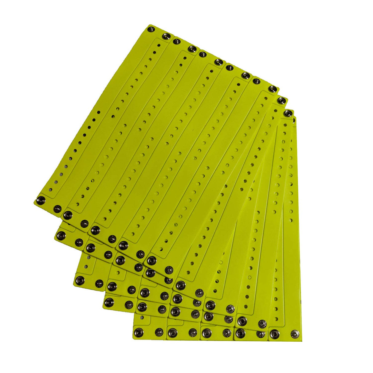 Reusable Vinyl Wristbands - Implement Water Safety, Use Colored Wristbands to Identify Your Swimmers by Ability - 10″ Long x 3/4″ Wide - 100ct.
