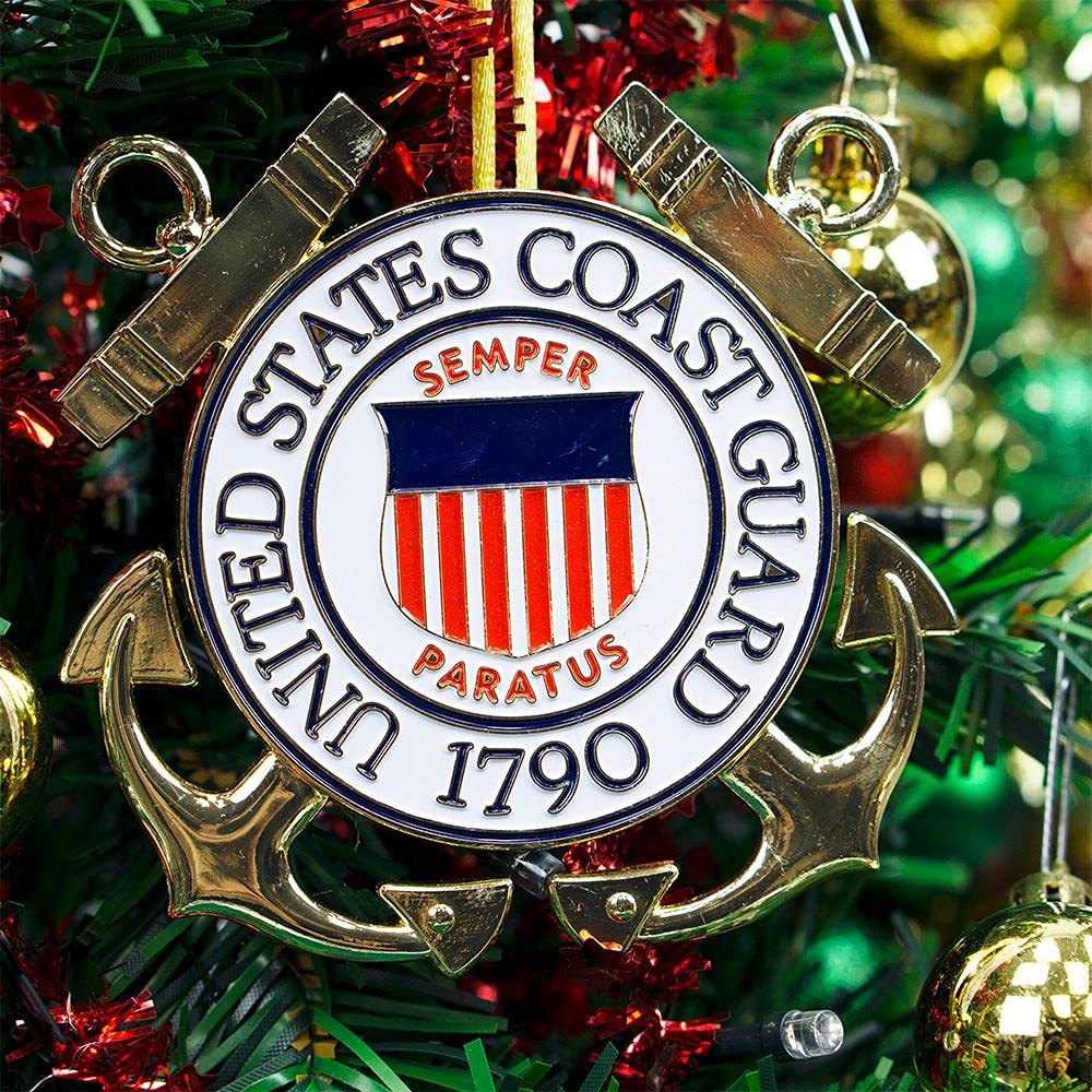 Allied Products Navy Heroes Series Holiday Ornament - Officially Licensed Navy Medallion