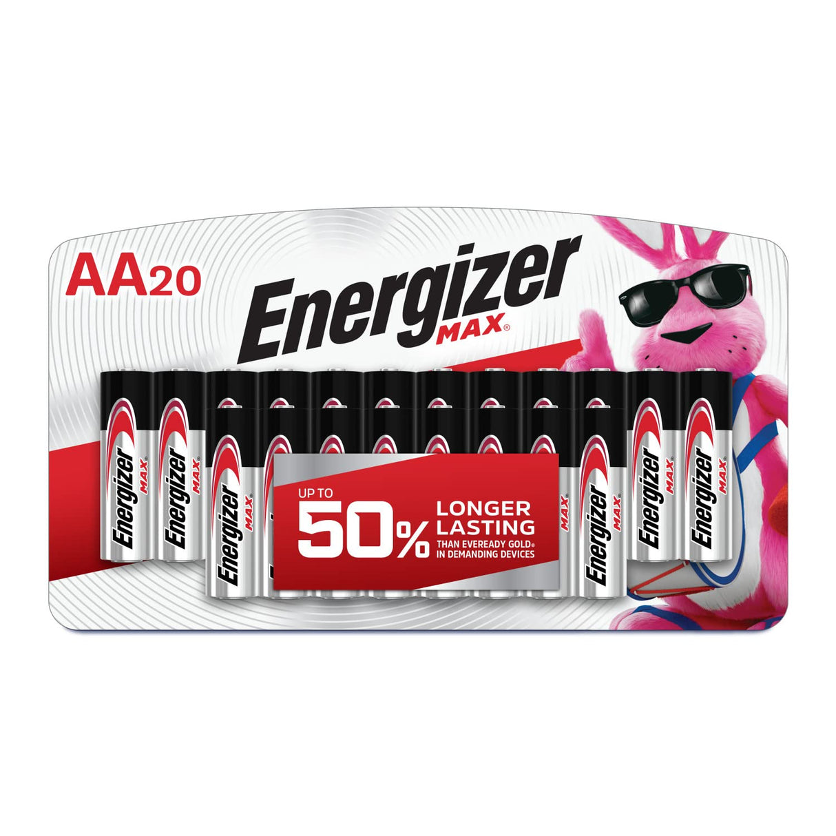 Energizer AA Batteries, Max Double A Battery Alkaline, 24 Count