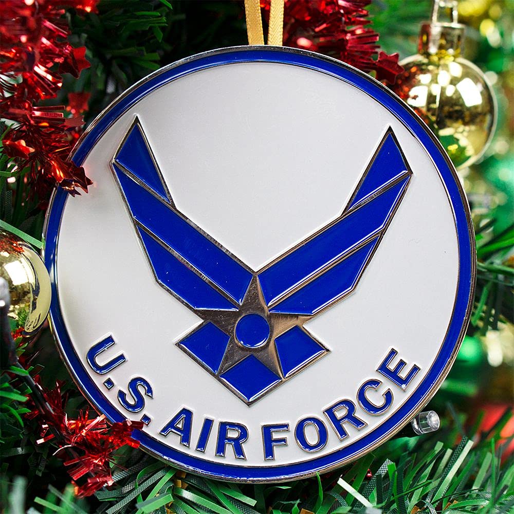 Allied Products Navy Heroes Series Holiday Ornament - Officially Licensed Navy Medallion