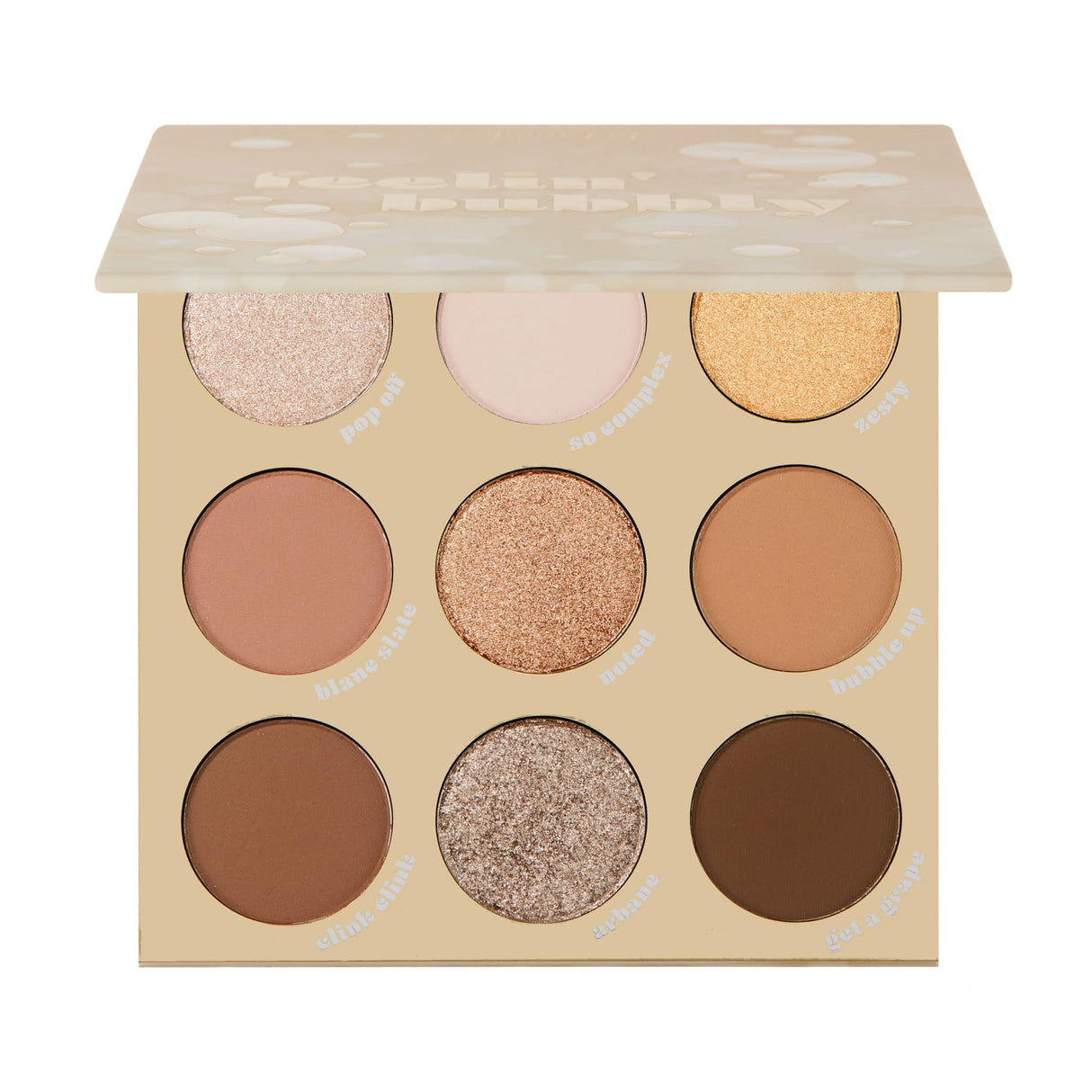ColourPop Blush Crush Shadow Palette - Brown, Gold & Pink Shadow Palette with Metallic and Matte Finishes - High-Pigment Makeup with a Long-Wearing Formula (0.3 oz)