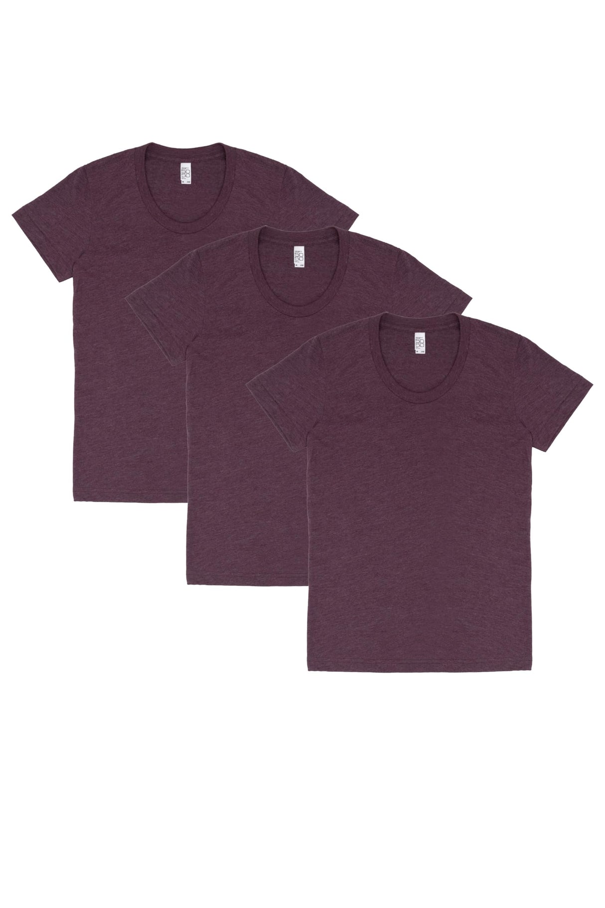 Los Angeles Apparel Women's Poly Cotton S/S T-Shirt 3 Pack