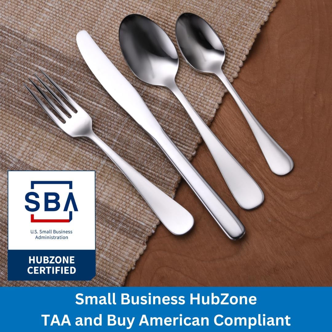 Bouillon Spoon Set of 24 Windsor Stainless Steel 18/10 Made in the USA by Sherrill Manufacturing 7340006881055 UEI KRGEC7XHJR76