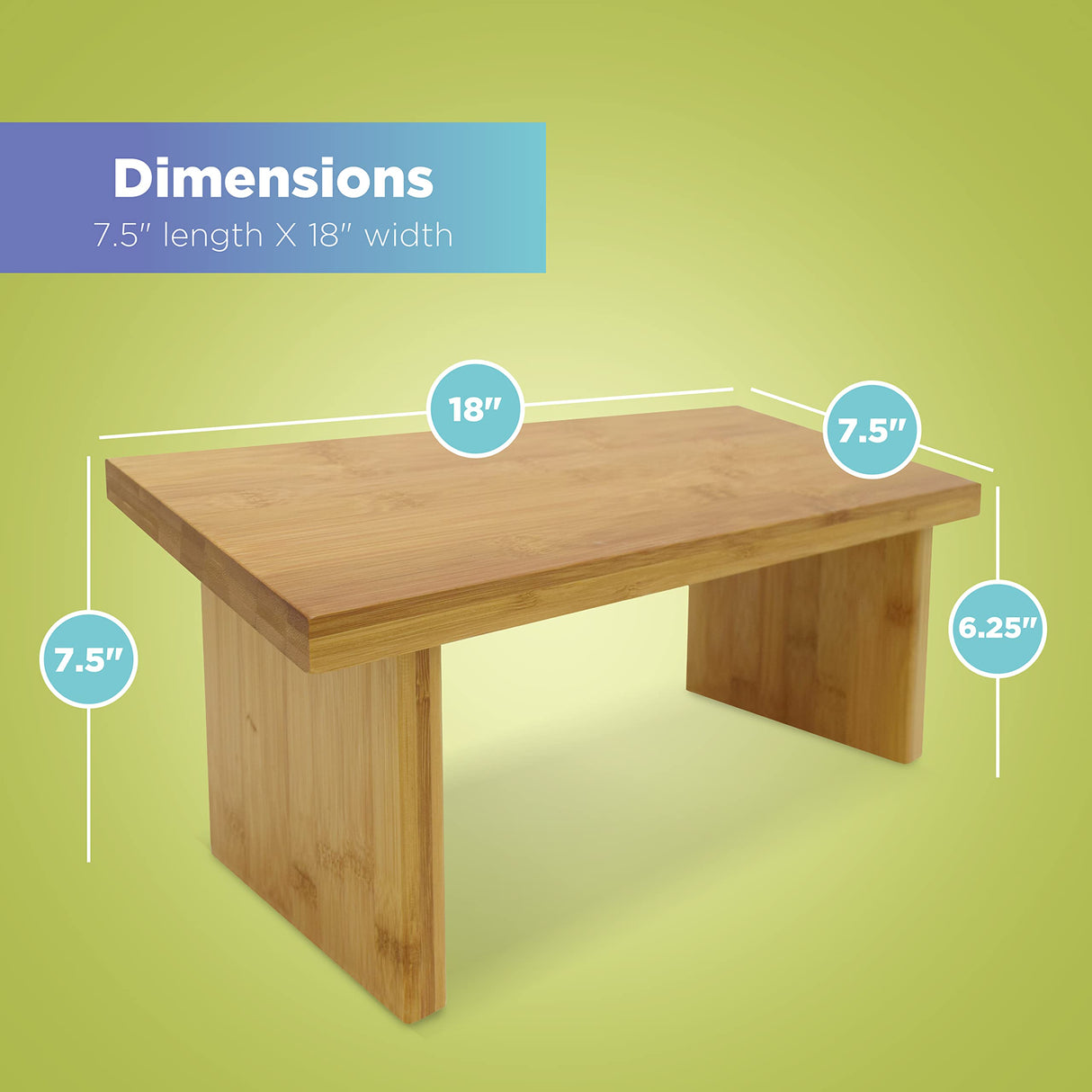 Bamboo Meditation Kneeling Bench - Best Design - New Magnetic Attached Legs - Portable - Ergonomic