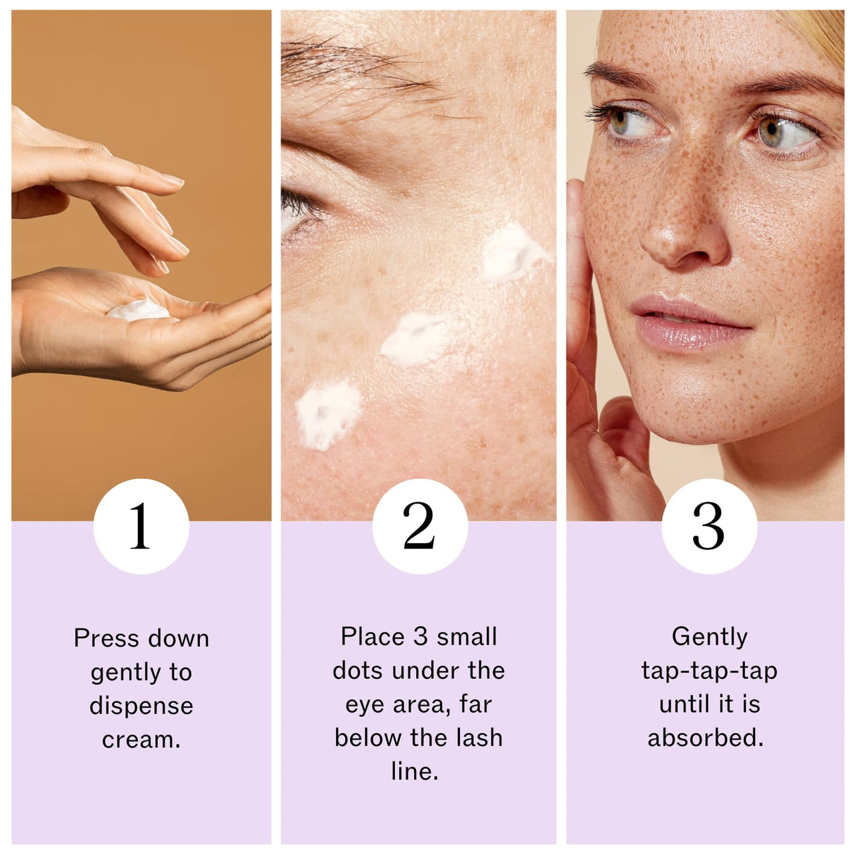 LilyAna Naturals Eye Cream for Dark Circles and Puffiness, Under Eye Cream for Wrinkles and Bags, Anti Aging Eye Cream helps Improve Dryness; for Sensitive Skin - 1.7 oz - Made in USA