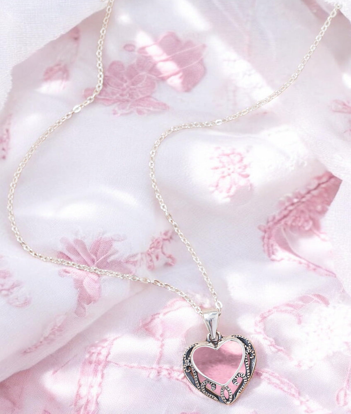 Bottled Up Designs Handmade, Homespun Hearts Necklace, Recycled Vintage Bottles, Sterling Silver, Made in USA, Birthday Gifts, Mothers Day, Women, Anniversary (White 1960s Cold Cream Jar)