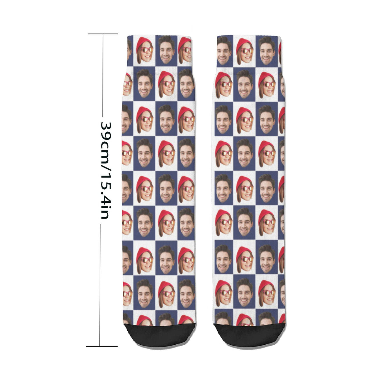 Custom Socks with Picture:Made in USA,Customized Face Socks,Personalized Socks Memorial Gift for Men Women Kid