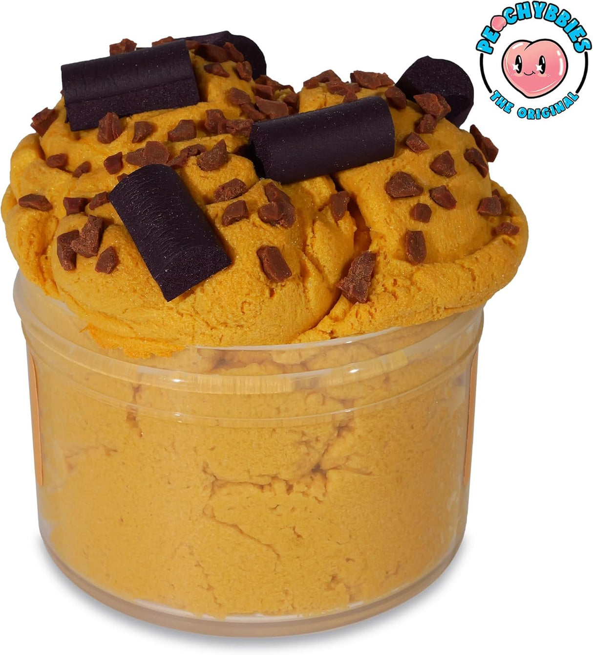 Slime Chocolate Chip Cookie Dough Cloud Slime, Made in USA Premium Slime, 100% Authentic Peachybbies, 7 oz., Scented Slime for Kids from Peachybbies Slime Shop, ASMR, Limited Edition