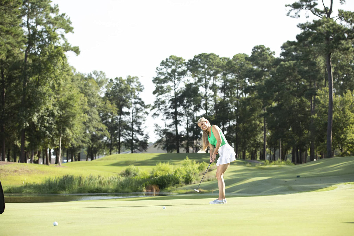 Orange Whip Putter Blade Made in USA, Golf Swing Trainer for Putting, 35"