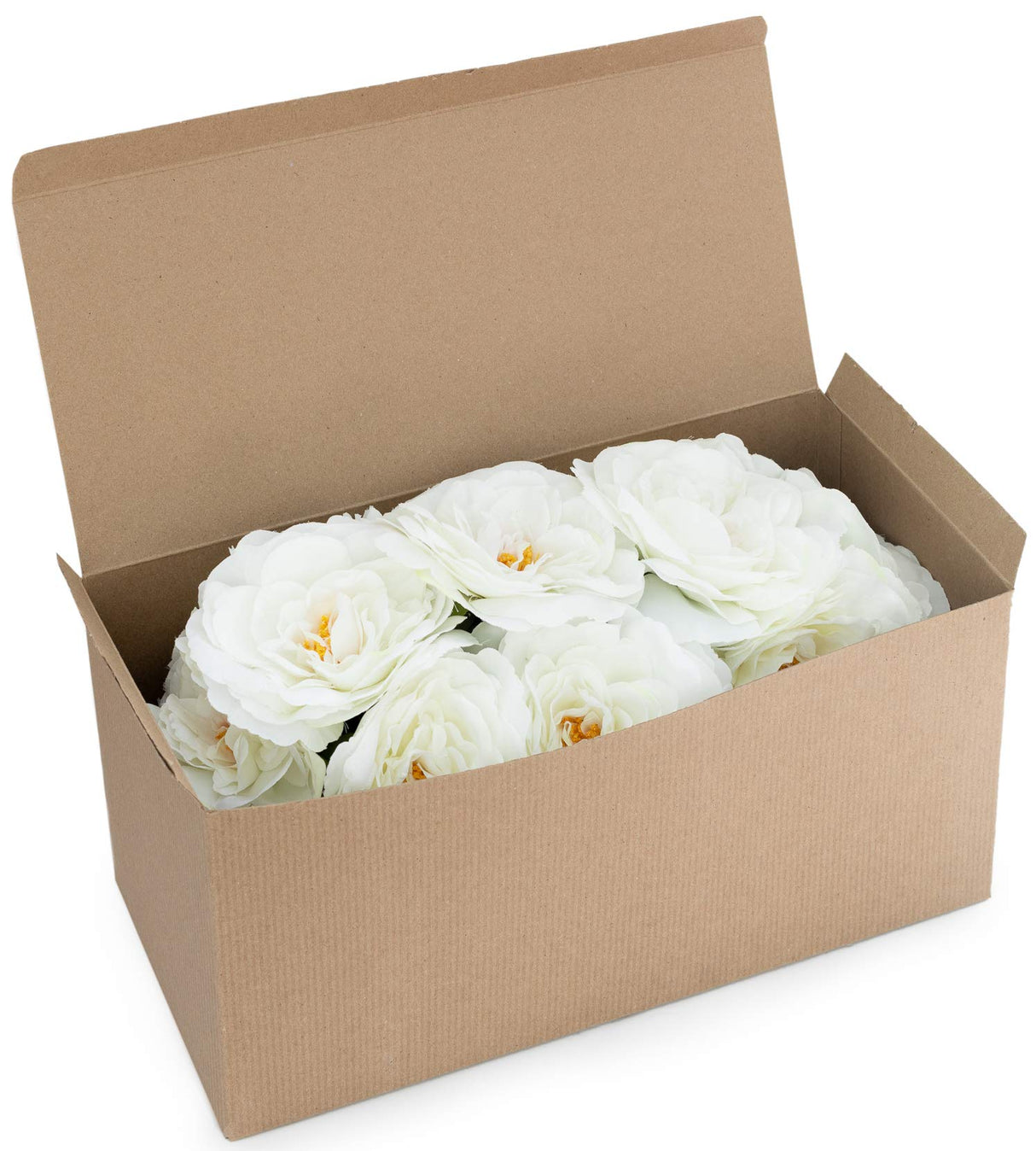 Made in USA 10-Count Recycled Brown Kraft Gift Boxes (5" X 5" X 3") with Tuck Lids for Weddings, Crafting and Baking Packaging Needs