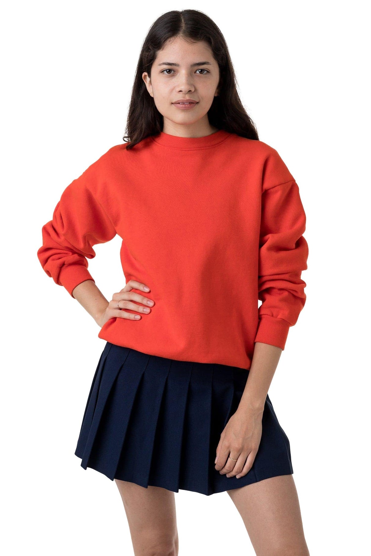 Los Angeles Apparel Heavy Fleece Crewneck Sweater (Garment Dye 2)