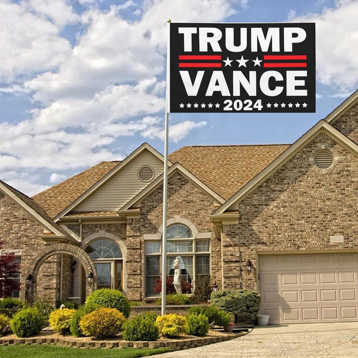 Trump Vance 2024 Flag 3x5 Outdoor Double Sided- Donald Trump President Flags Made In USA 3 Ply Heavy Duty with 2 Brass Grommets for Outside Oudoor