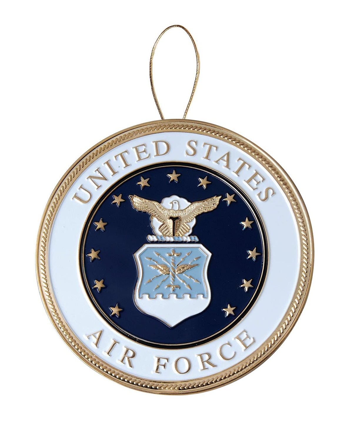 Allied Products Navy Heroes Series Holiday Ornament - Officially Licensed Navy Medallion