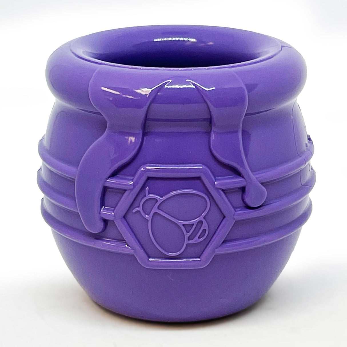 SodaPup Honey Pot – Durable Dog Treat Dispenser & Enrichment Toy Made in USA from Non-Toxic, Pet Safe, Food Safe Natural Rubber Material for Mental Stimulation, Problem Chewing, Calming Nerves, & More