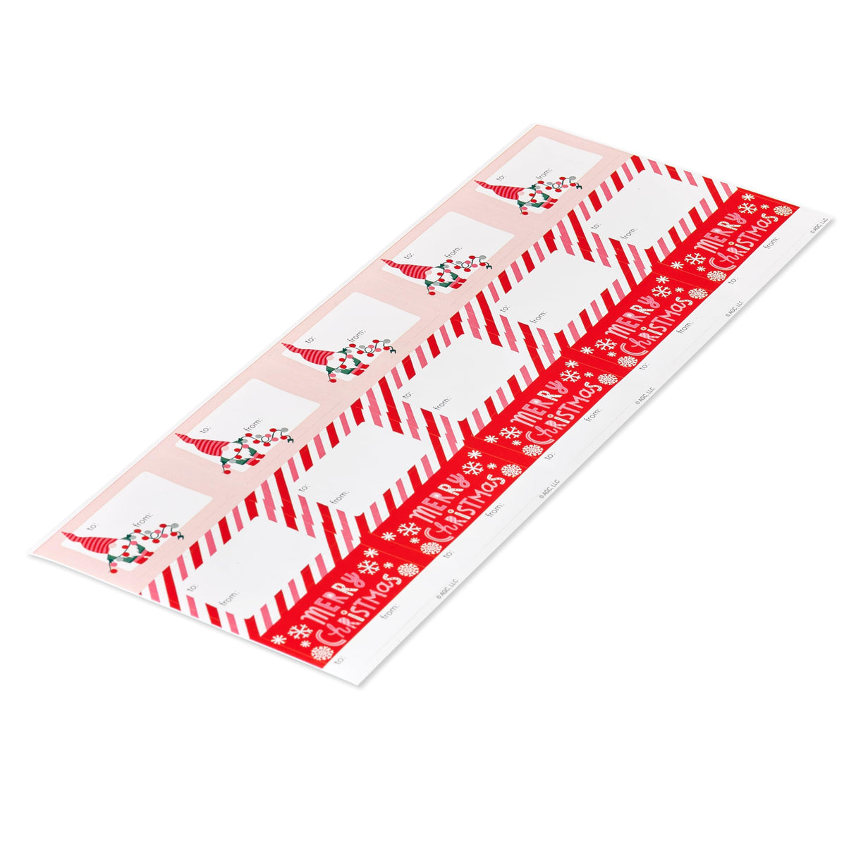 American Greetings 120 sq. ft. Pink Christmas Wrapping Paper Set, Red and Pink (4 Rolls 30 in. x 12 ft., 7 Bows, 30 Gift Tags)