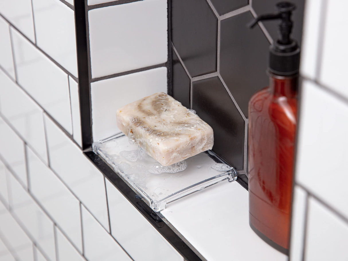 WeatherTech SoapSaver Soap Dish - Shower, Clear