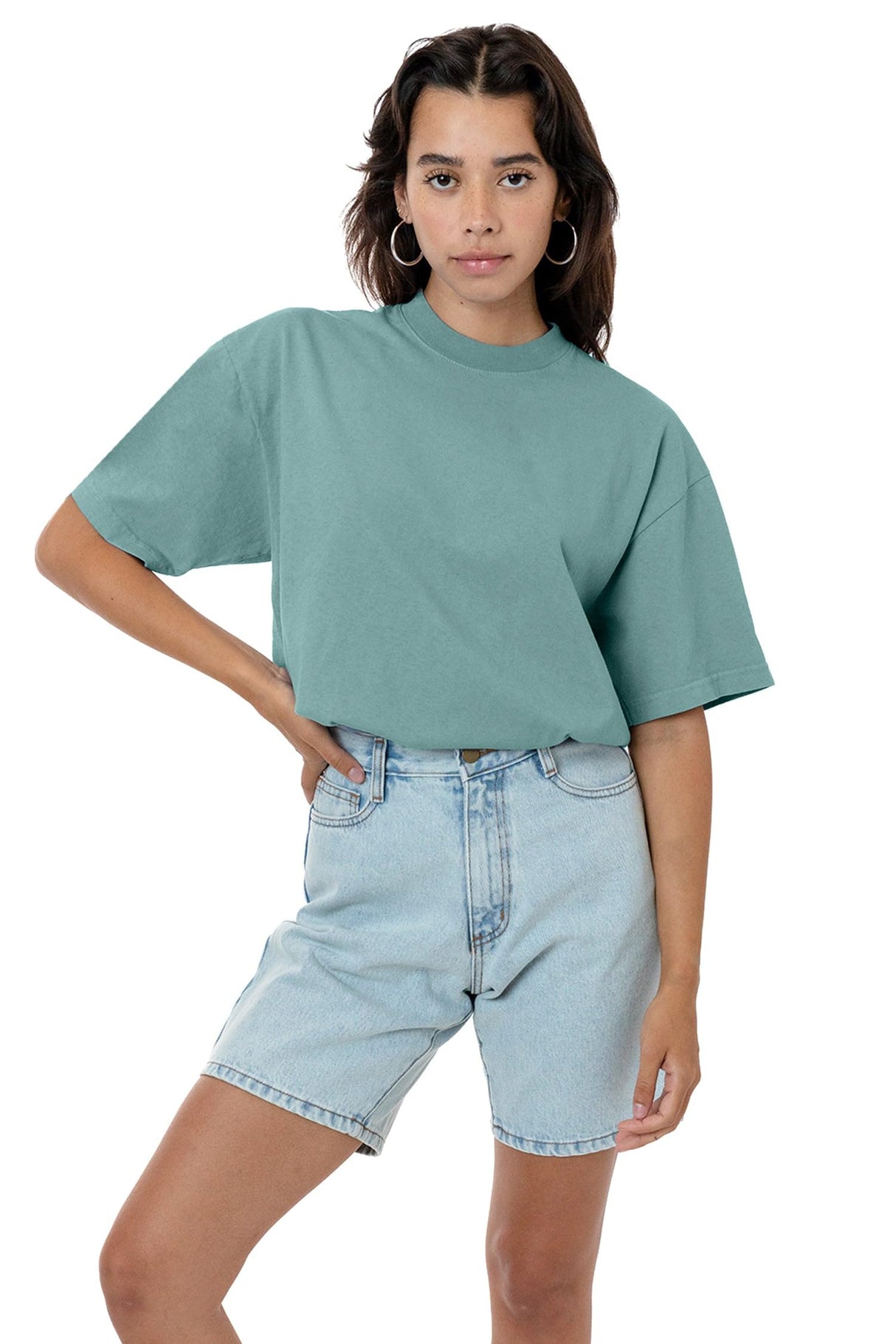 1801 - 6.5oz T-Shirt, Made In USA, Garment-Dyed, Shrink-Free, Relaxed Fit
