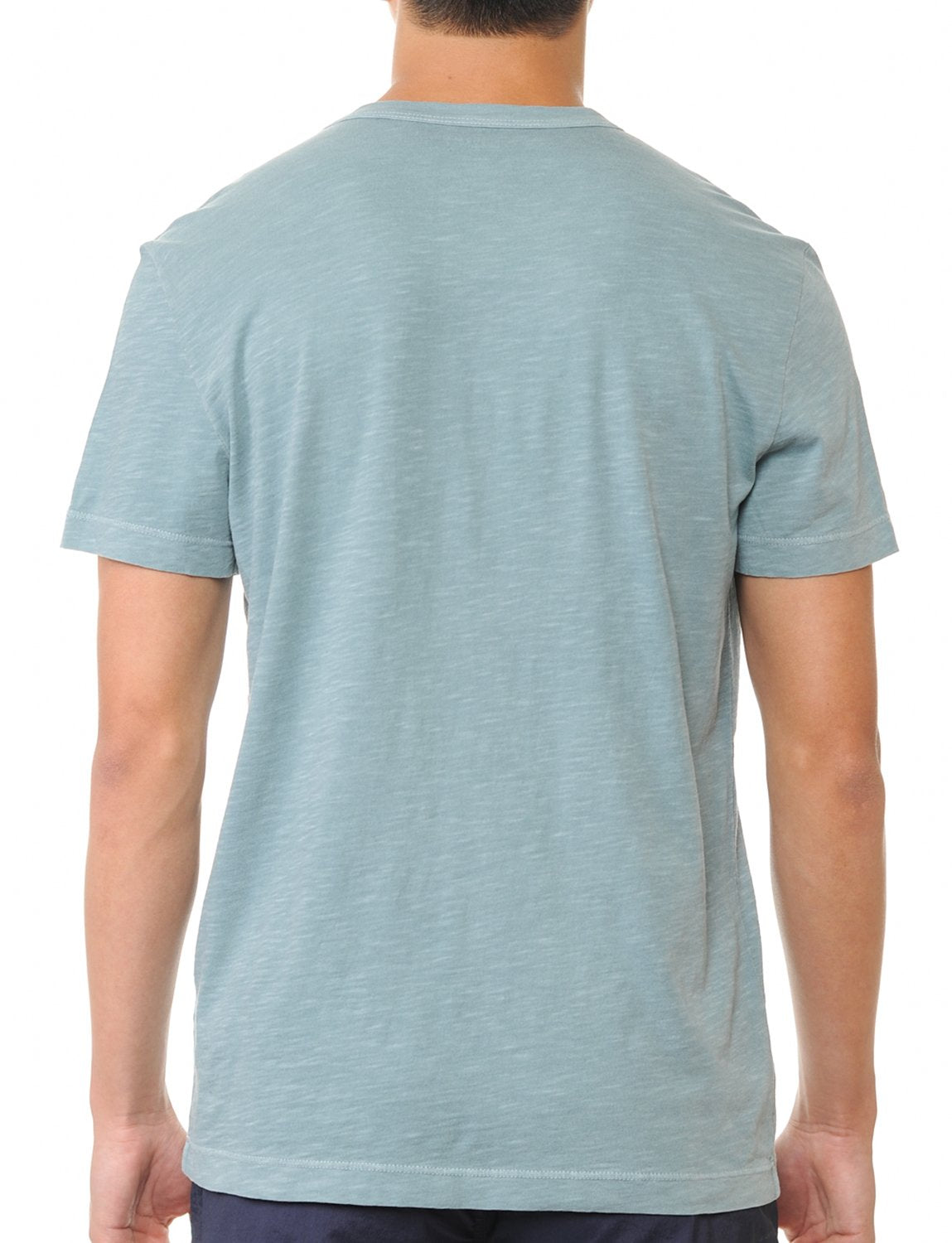 YURO-K Men's Premium Binded Neck Cotton Classic Short Sleeve Crew T-Shirt