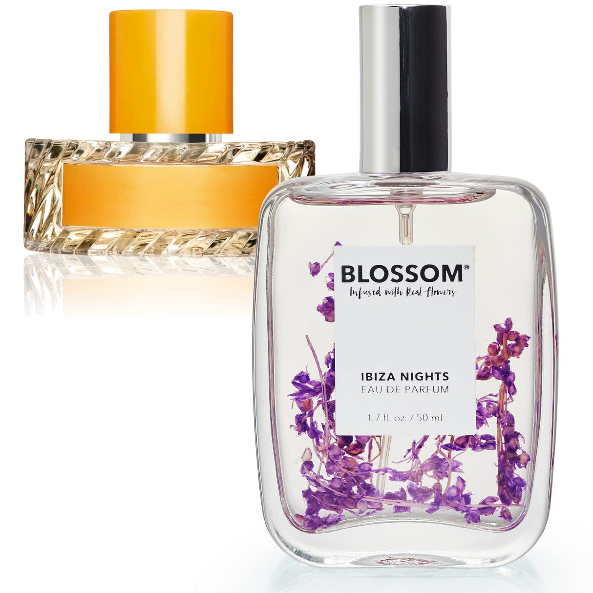 Blossom Unisex Eau De Parfum, Cruelty Free and Vegan Fragrance, Plant-based Perfume Spray, Infused with Real Flowers, Made in USA, 1.7oz, (White Calla Lily, Grapefruit, Sundrenched Flowers), Slay