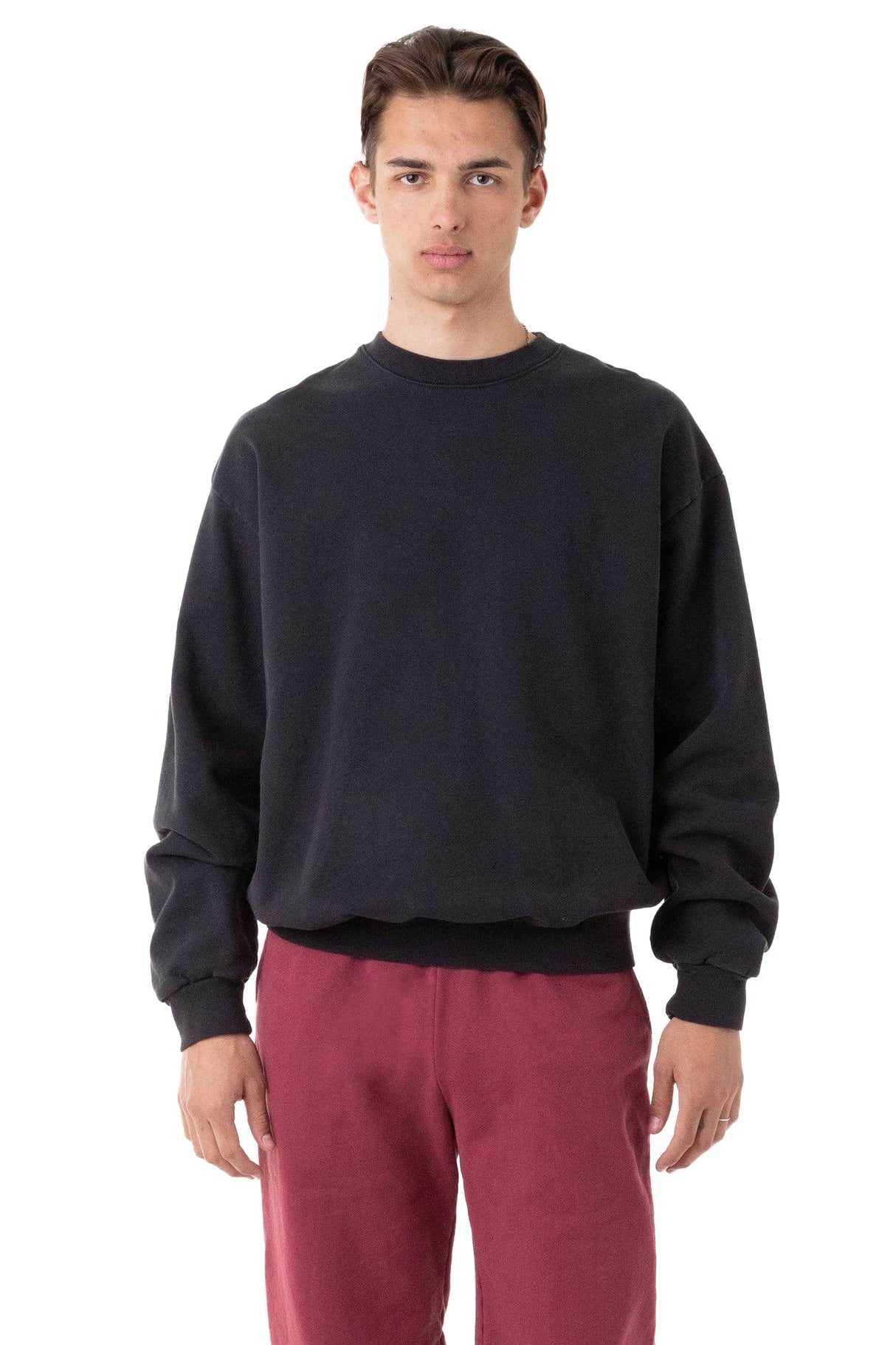 Los Angeles Apparel Heavy Fleece Crewneck Sweater (Garment Dye 2)