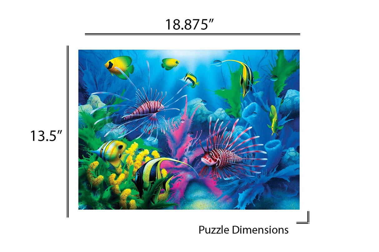 Springbok's 100 Piece Children's Jigsaw Puzzle Lions of The Sea - Made in USA