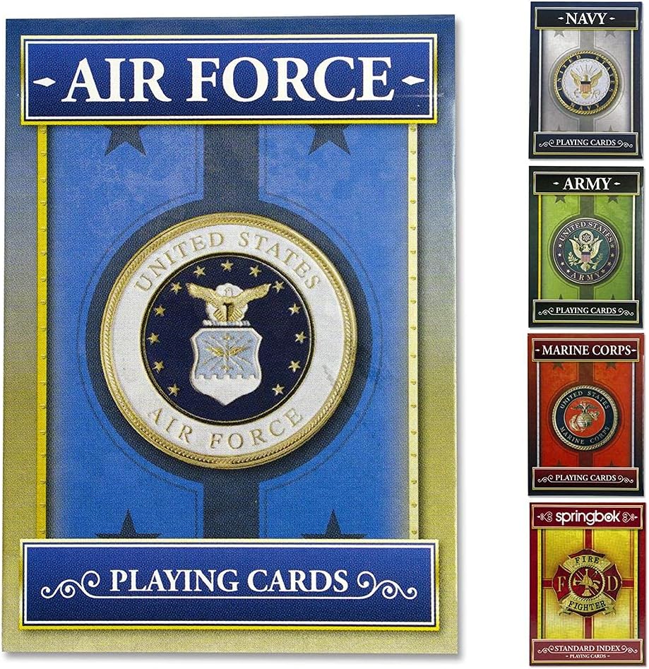 Springbok - United States Air Force Playing Cards - Officially Licensed 52 Playing Card Deck - Made in USA