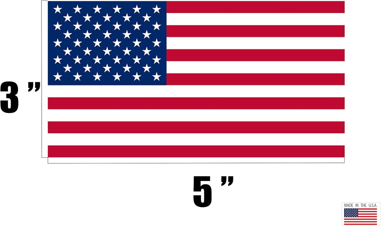 Rogue River Tactical Large 10x6 American Eagle USA Flag Car Decal Window Die Cut and Four USA 3x5 Patriotic Auto Bumper Bundle Sticker Vinyl Decal for Car Truck RV SUV Boat Support US Military Combo