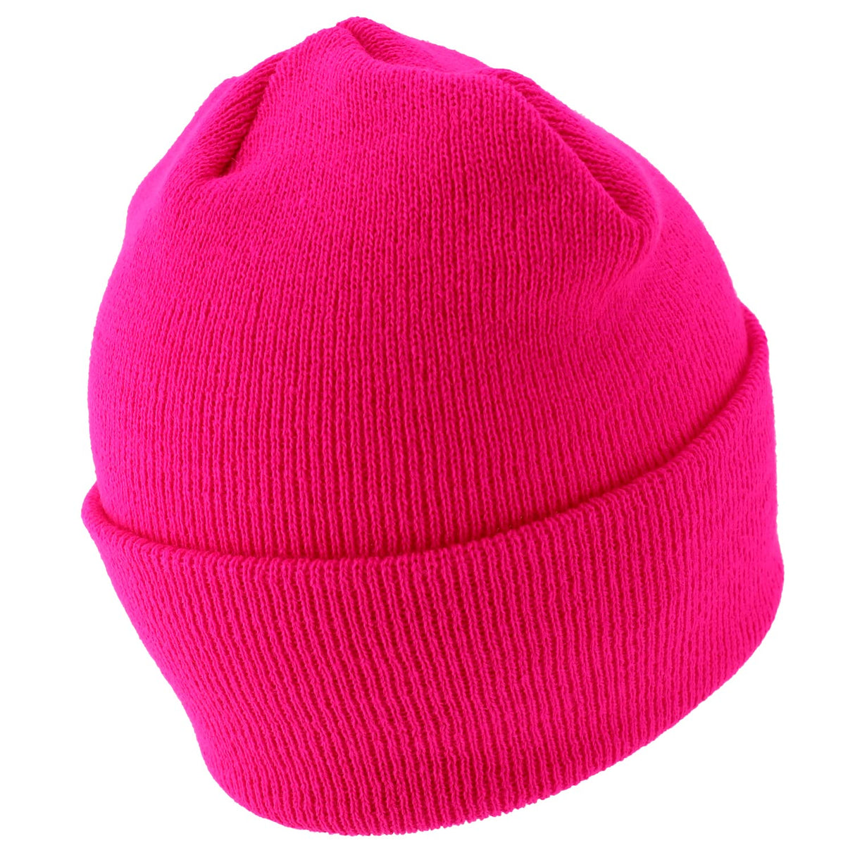 Made in USA Grey American Flag Embroidered Knit Cuff Long Beanie