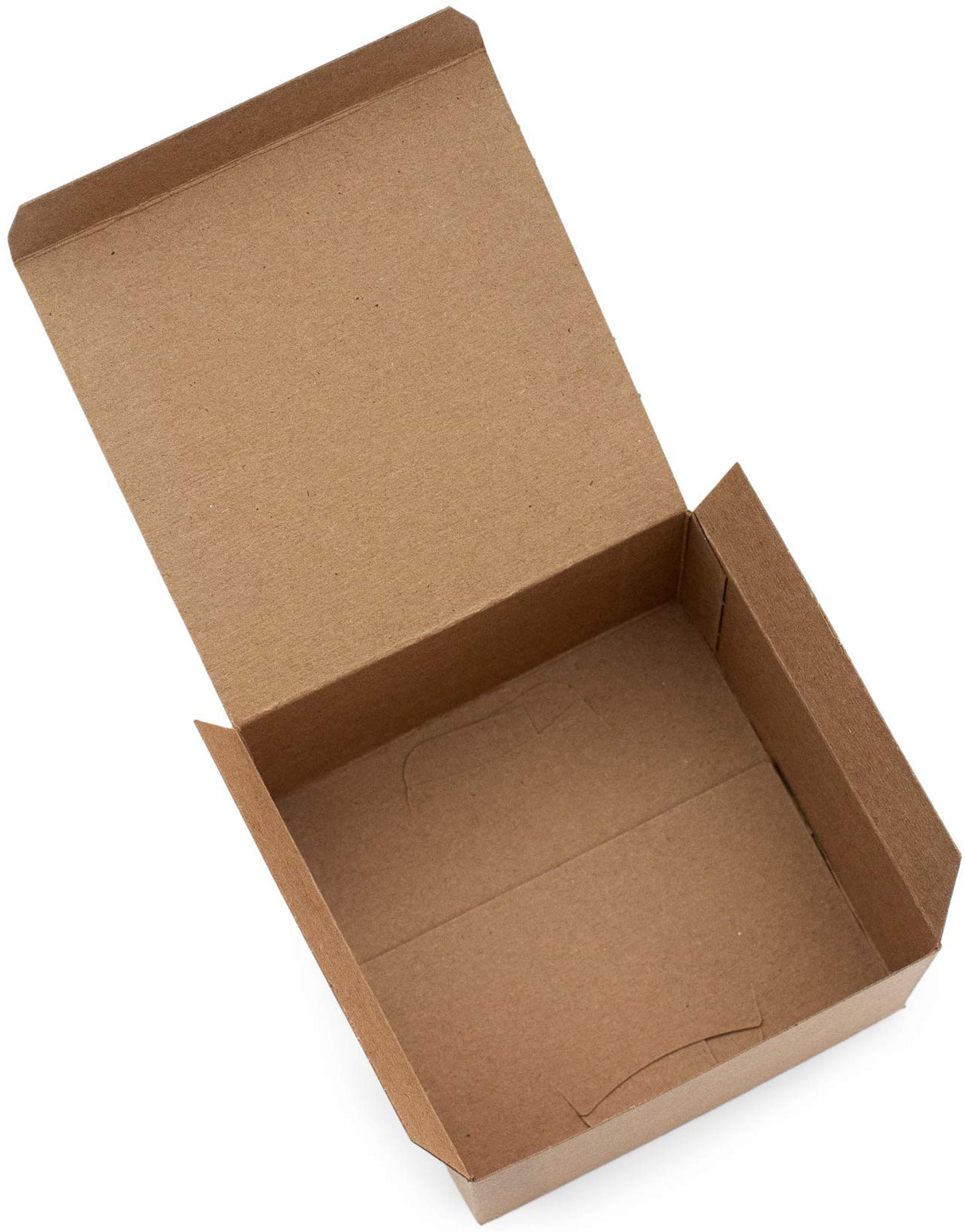 Made in USA 10-Count Recycled Brown Kraft Gift Boxes (5" X 5" X 3") with Tuck Lids for Weddings, Crafting and Baking Packaging Needs