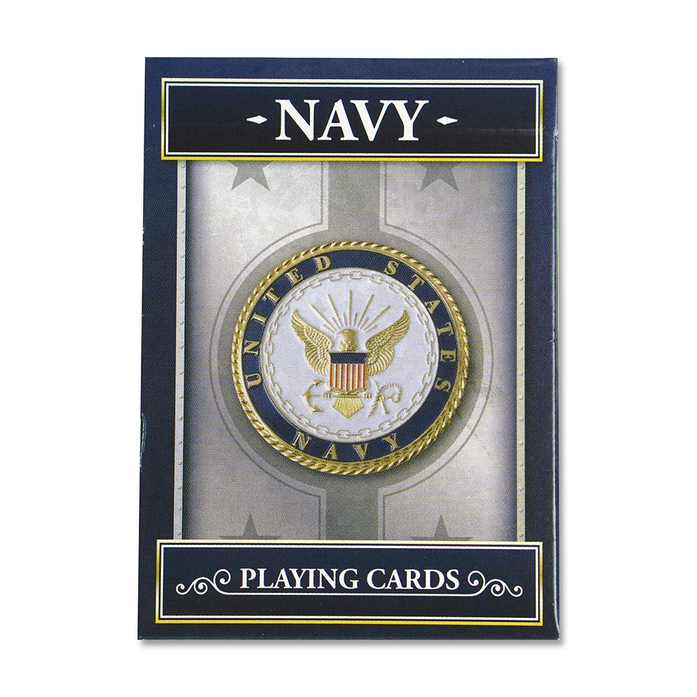 Springbok - United States Navy Playing Cards - Officially Licensed 52 Playing Card Deck - Made in USA