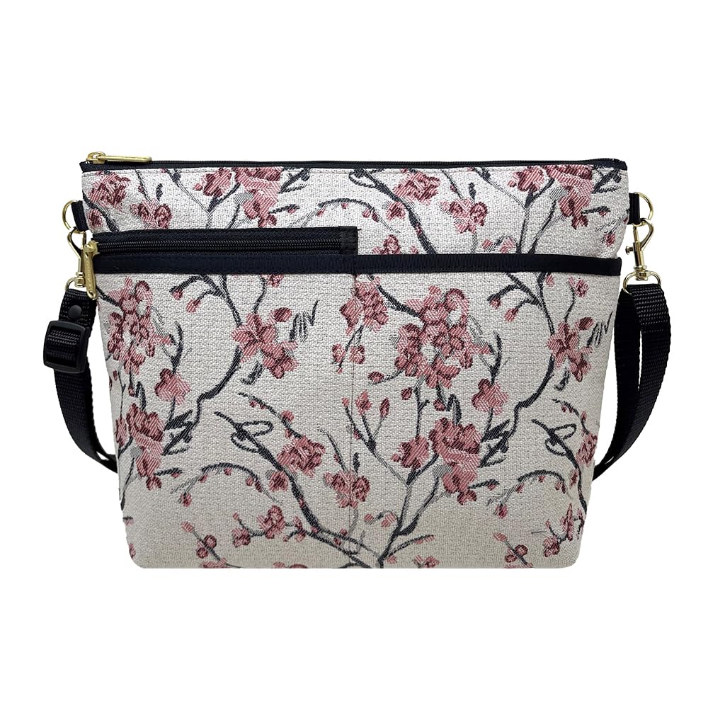 Danny K. Women's Tapestry Bag Shoulder Handbag, Large Zipper Purse Handmade in the USA