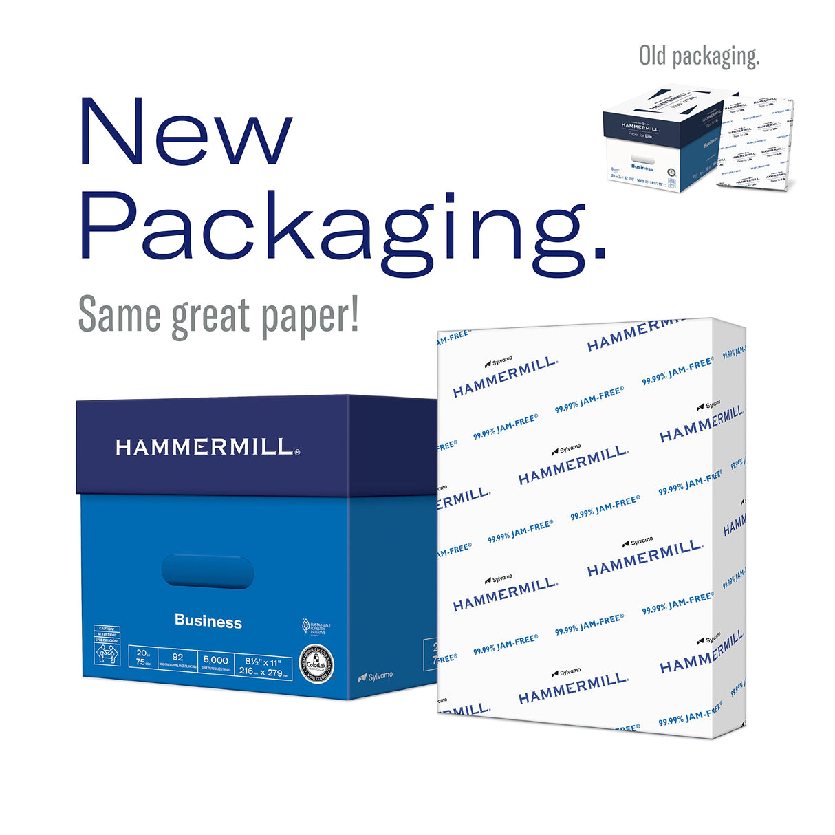Hammermill Printer Paper, 20 Lb Copy Paper, 8.5 x 11 - 3 Ream (1,500 Sheets) - 92 Bright, Made in the USA, 500 Count (pack of 3)