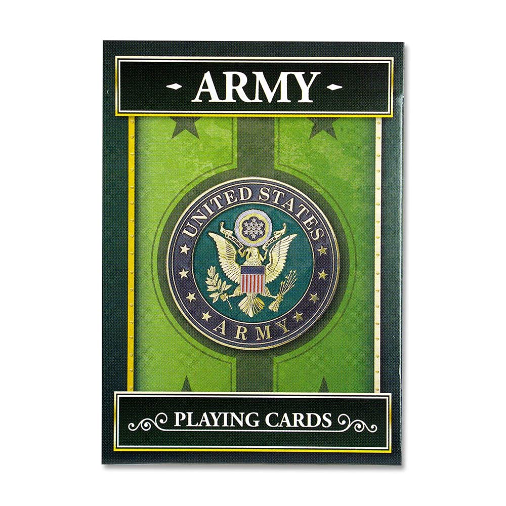 Springbok - United States Army Playing Cards - Officially Licensed 52 Playing Card Deck - Made in USA