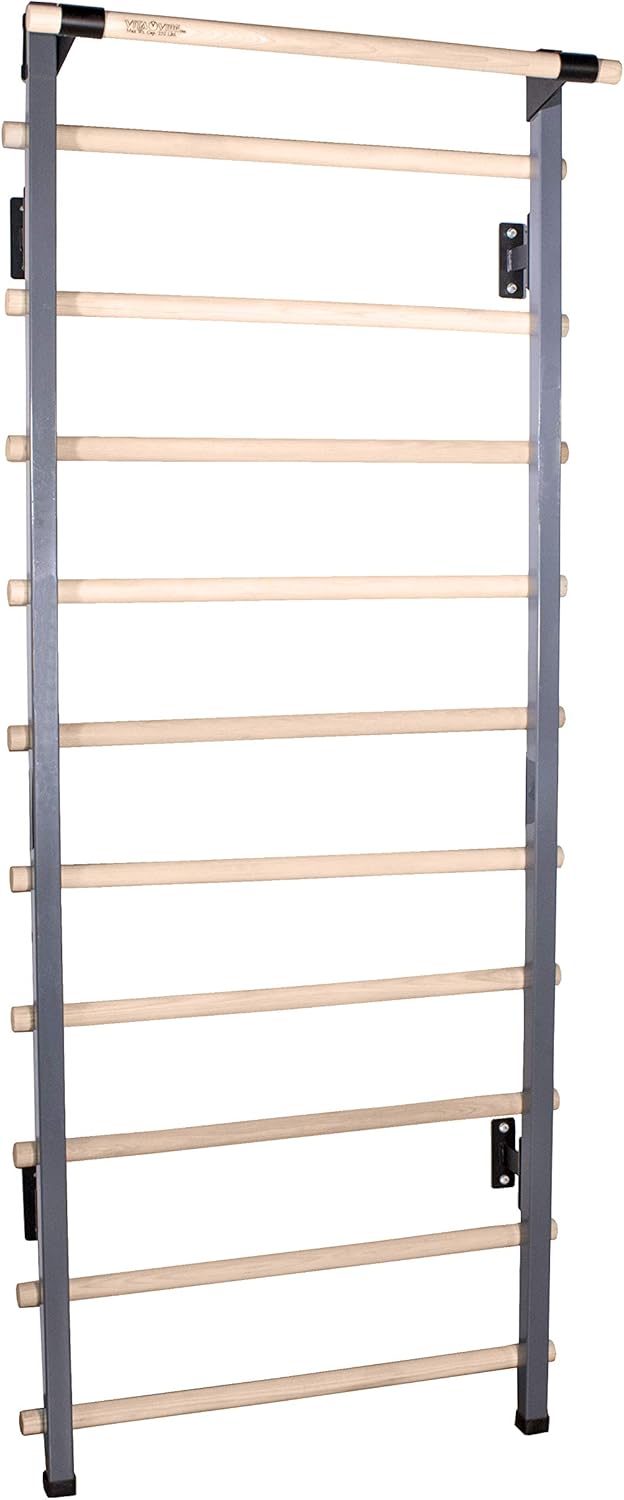 Vita Vibe - CSB36-80 - 36" Wide - CORE Series - Adjustable Stall Bars (Swedish Bars) - (with Chin-Up Bar) (82" Tall)