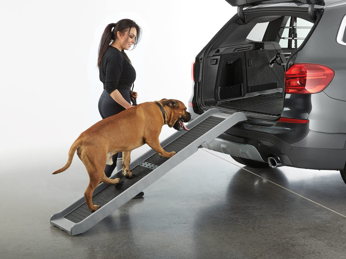 WeatherTech Easy Ramp - Non-Slip Dog Ramp for Cars, Trucks & SUV's - Supports Up to 300 lbs. - Safe, Easy Way for Pets to Access Car, Truck, Camper, Bed, Couch & Other Home Areas
