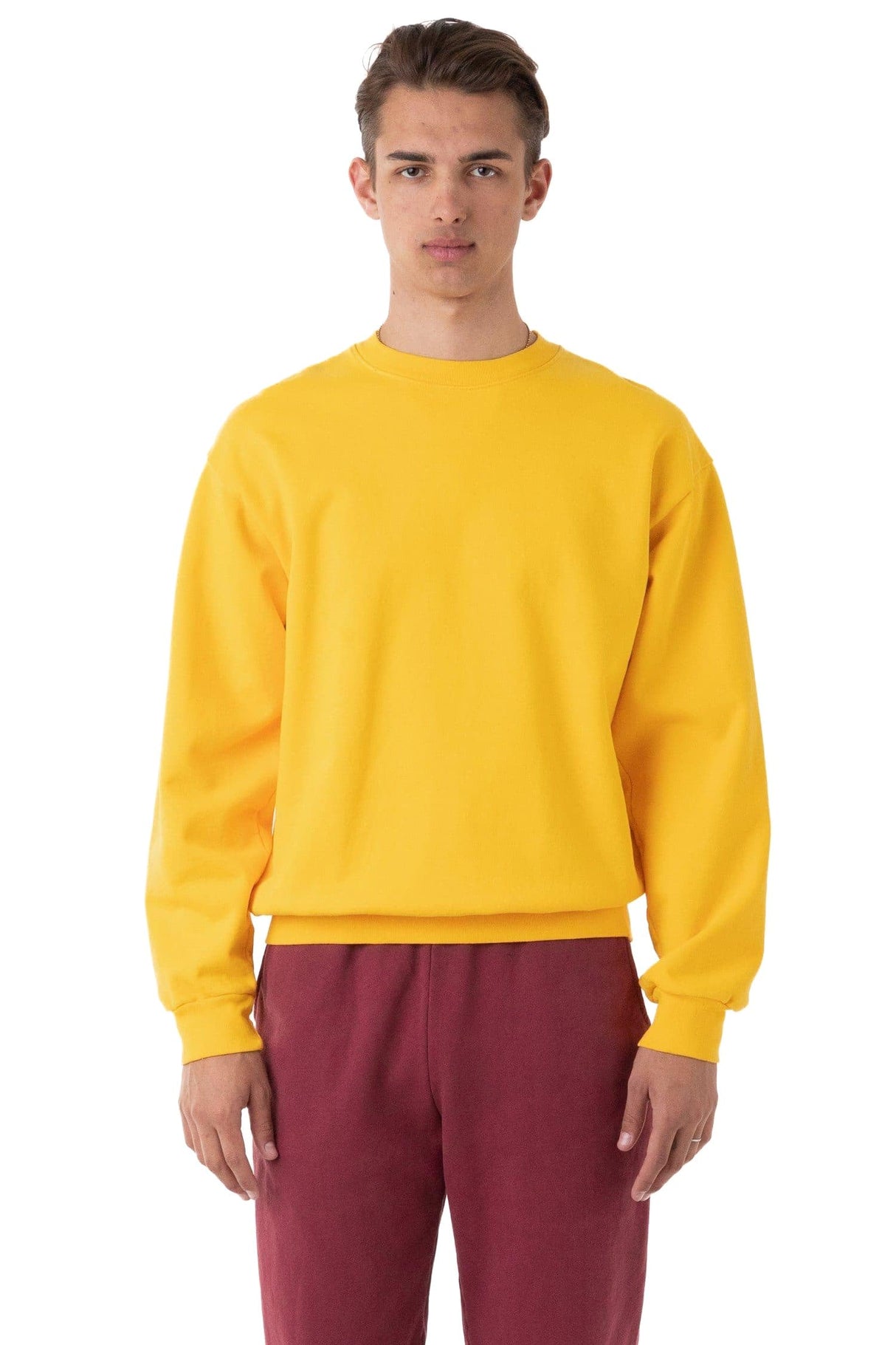 Los Angeles Apparel Heavy Fleece Crewneck Sweater (Garment Dye 2)
