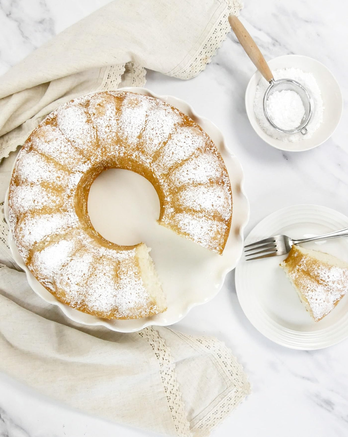 USA Pan Bakeware Nonstick Fluted Tube Cake Pan, Aluminized Steel 10-Inch