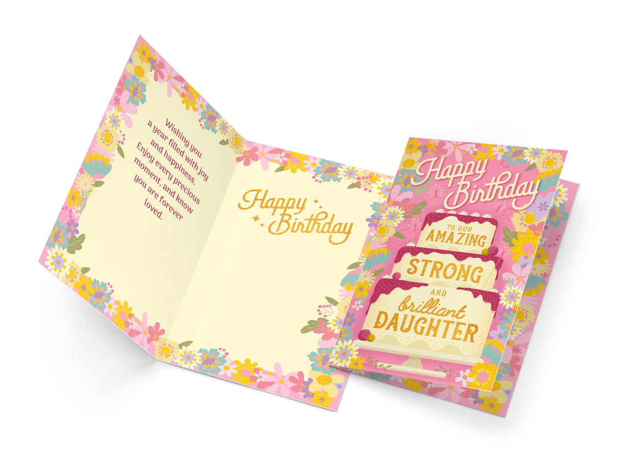 Prime Greetings Friend Birthday Card, Made in America, Eco-Friendly, Thick Card Stock with Premium Envelope 5in x 7.75in, Packaged in Protective Mailer