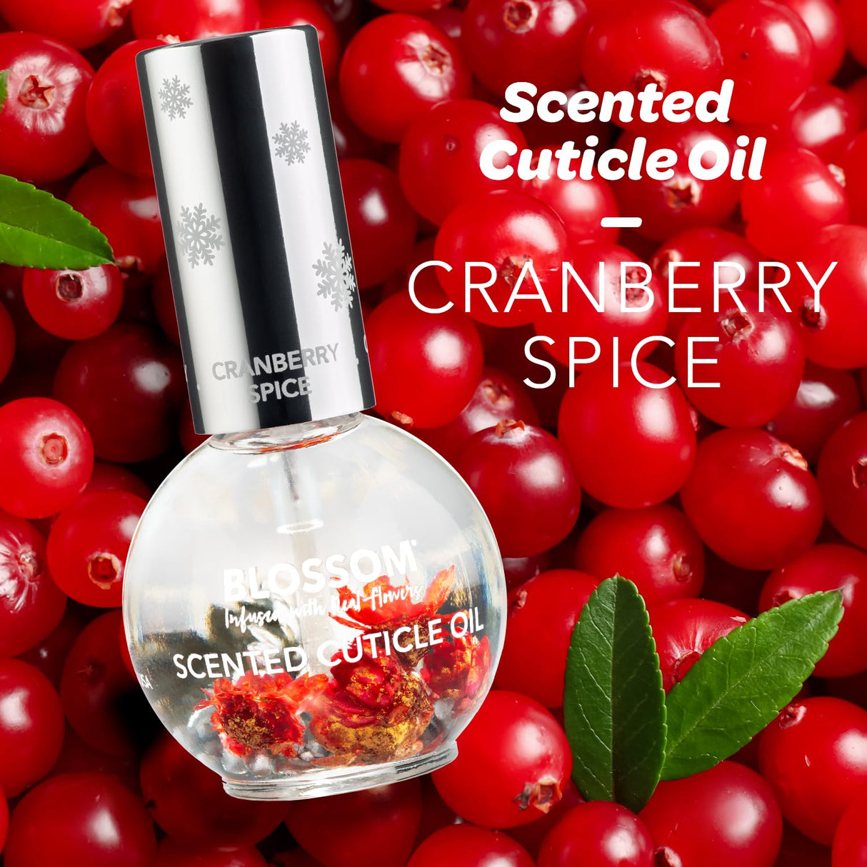 Blossom Scented Cuticle Oil, Infused with Real Flowers, Hydrating, Moisturizing, Strengthening, Made in USA, 0.5 fl. oz, Amazon Exclusive, Watermelon