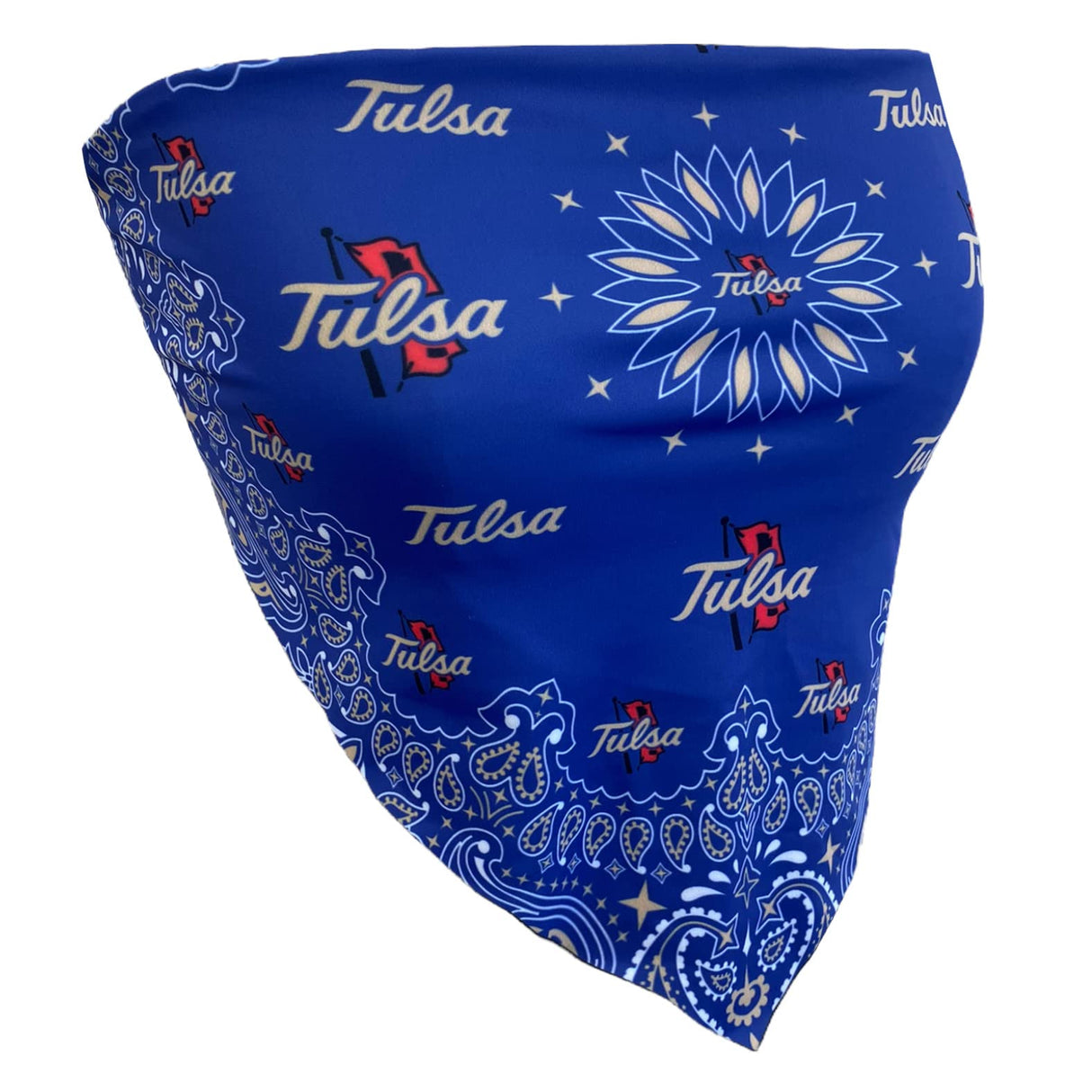 Lojobands Women's Bandana Top Tailgate Outfit College Tank Top Crop Top Made in USA One Size Fits Most