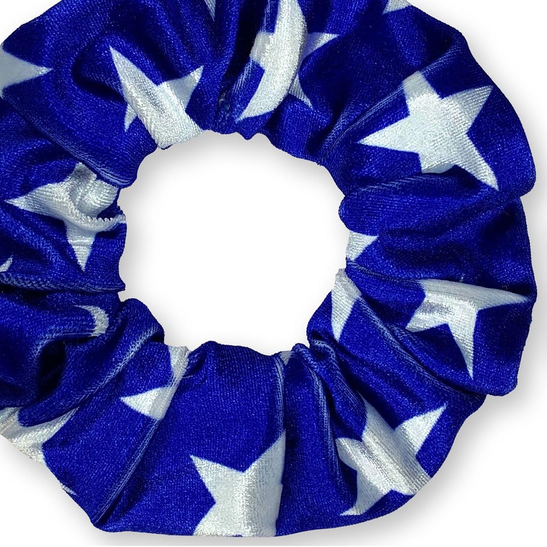 Velvet Scrunchies Premium Plush Soft Ponytail Holder Made in the USA Black