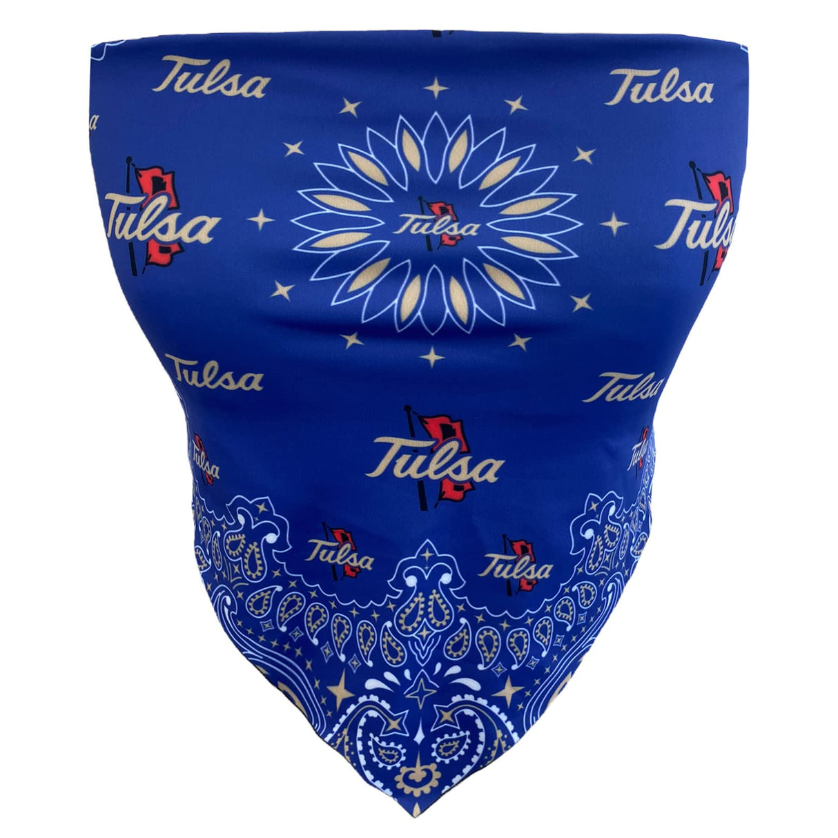 Lojobands Women's Bandana Top Tailgate Outfit College Tank Top Crop Top Made in USA One Size Fits Most