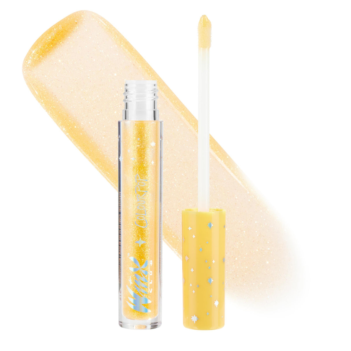 ColourPop Winx Club Ultra Glossy Lip Gloss - Hydrating Gold Lip Gloss for Juicy, Fuller-Looking Lips - Formulated with Jojoba Oil to Moisturize & Nourish - Flora (0.11 oz)