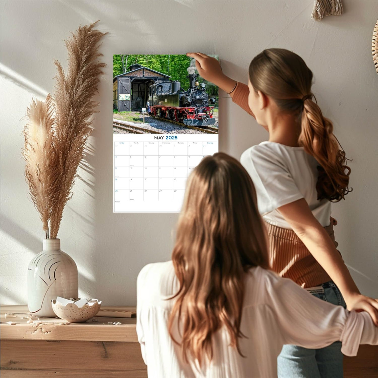 Trump Calendar 2025 Donald Trump Gifts 45 47 President Monthly Wall Calender 12 Month - MAGA - Made In The USA