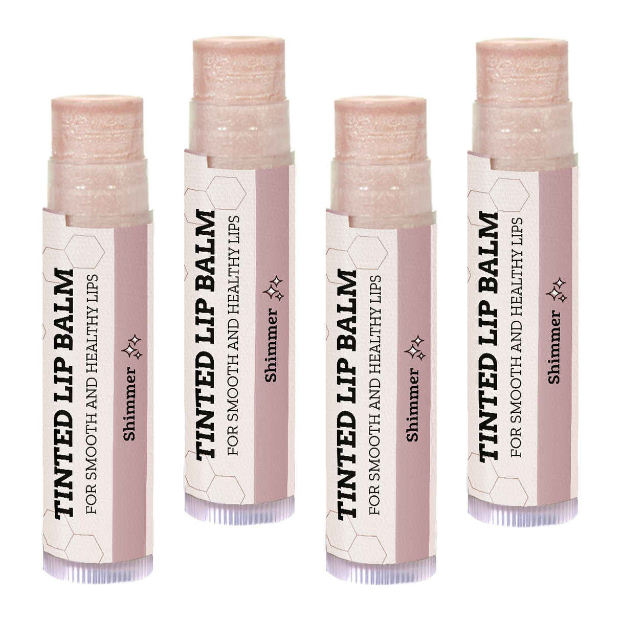 USDA Organic Lip Balm 6-Pack by Earth's Daughter Stocking Stuffers - Fruit Flavors, Beeswax, Coconut Oil, Vitamin E - Best Lip Repair Chapstick for Dry Cracked Lips - Moisturizing Lip Care