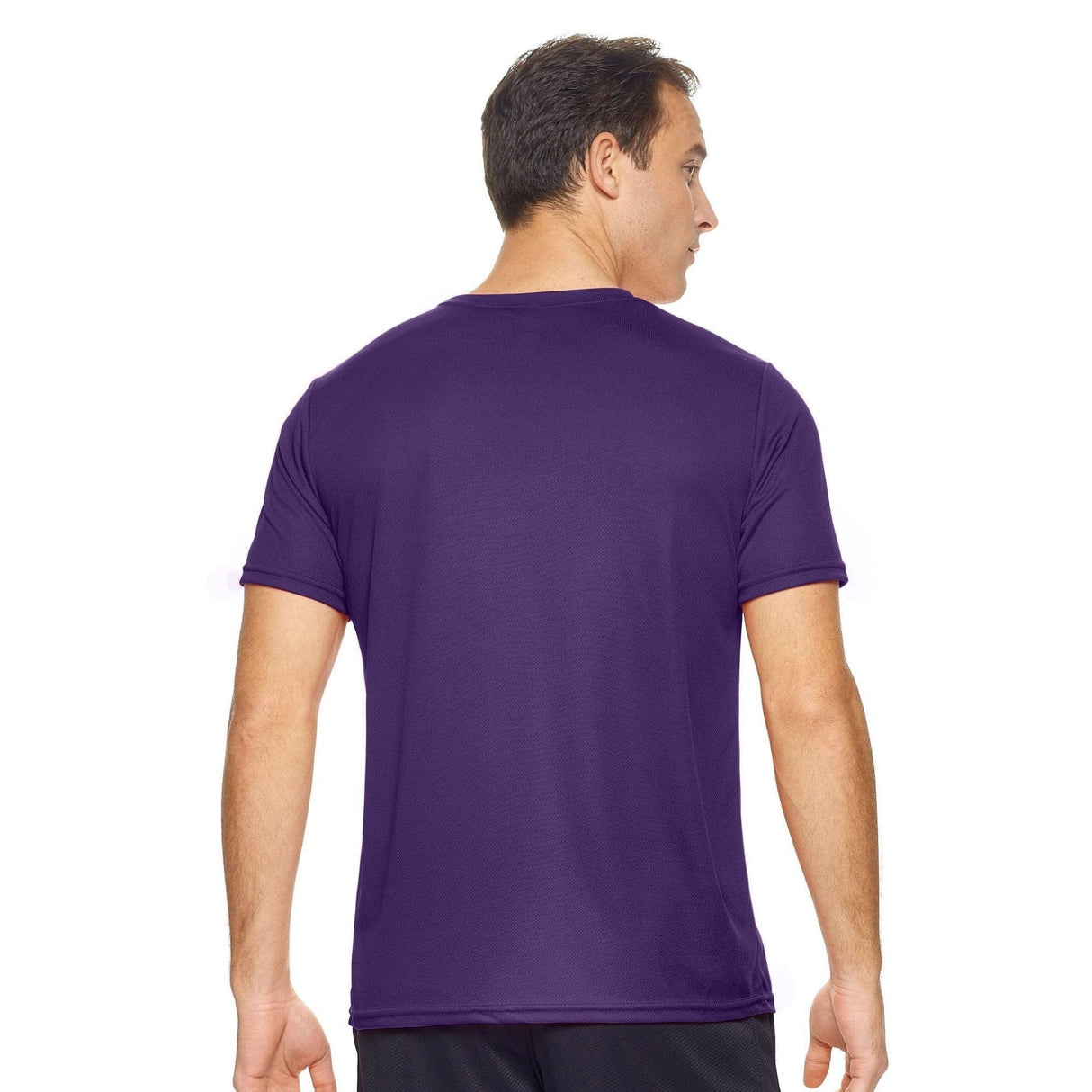 Expert Brand USA-Made Men's Oxymesh Crewneck Short Sleeve Active T-Shirt for Sports Hiking Running Gym