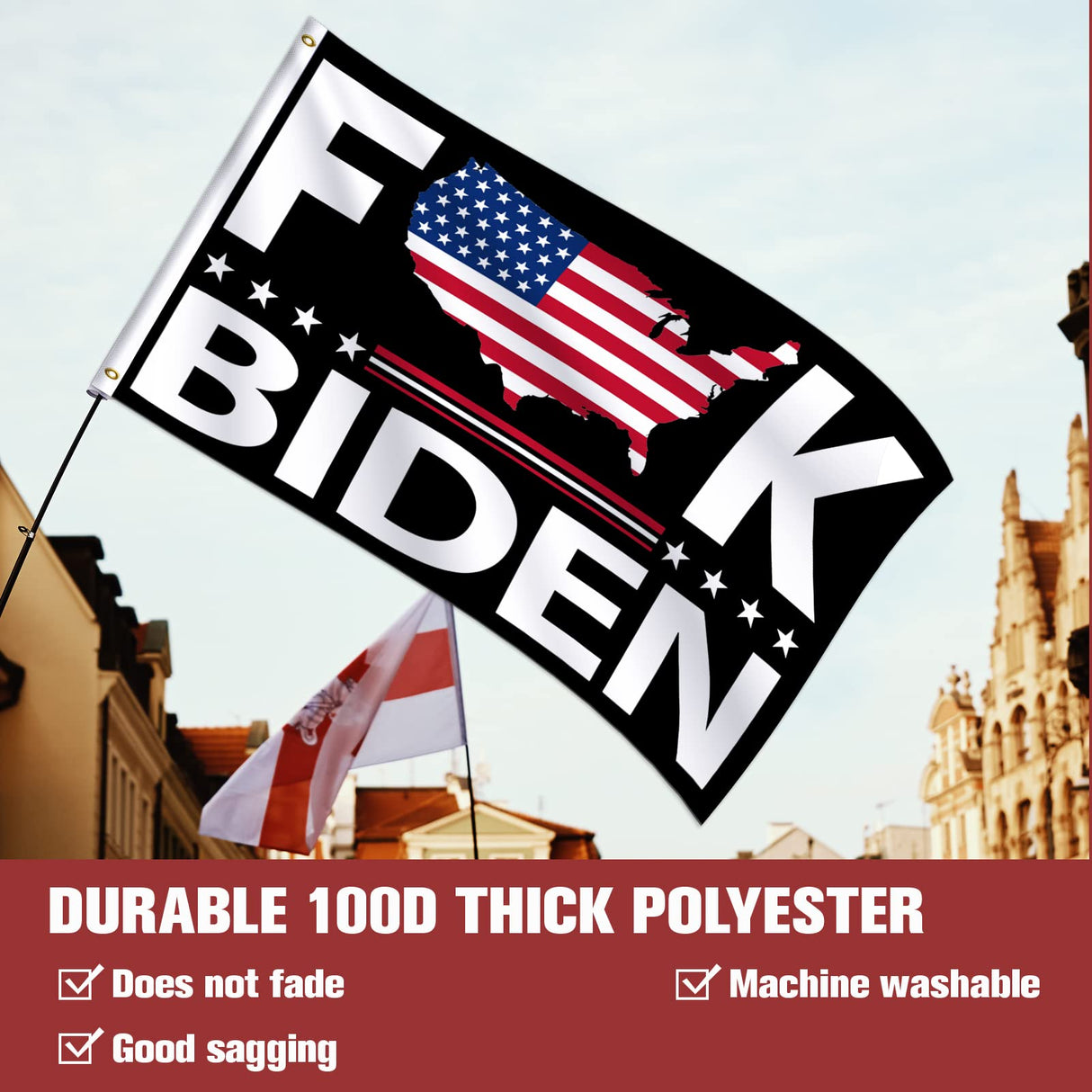 TRUMP 2024 Flag 3x5 outdoor made in usa Double Sided 3ply Make America Great Again Heavy Duty PresidentTrump Flags 2024 for Indoor Outdoor Decorations